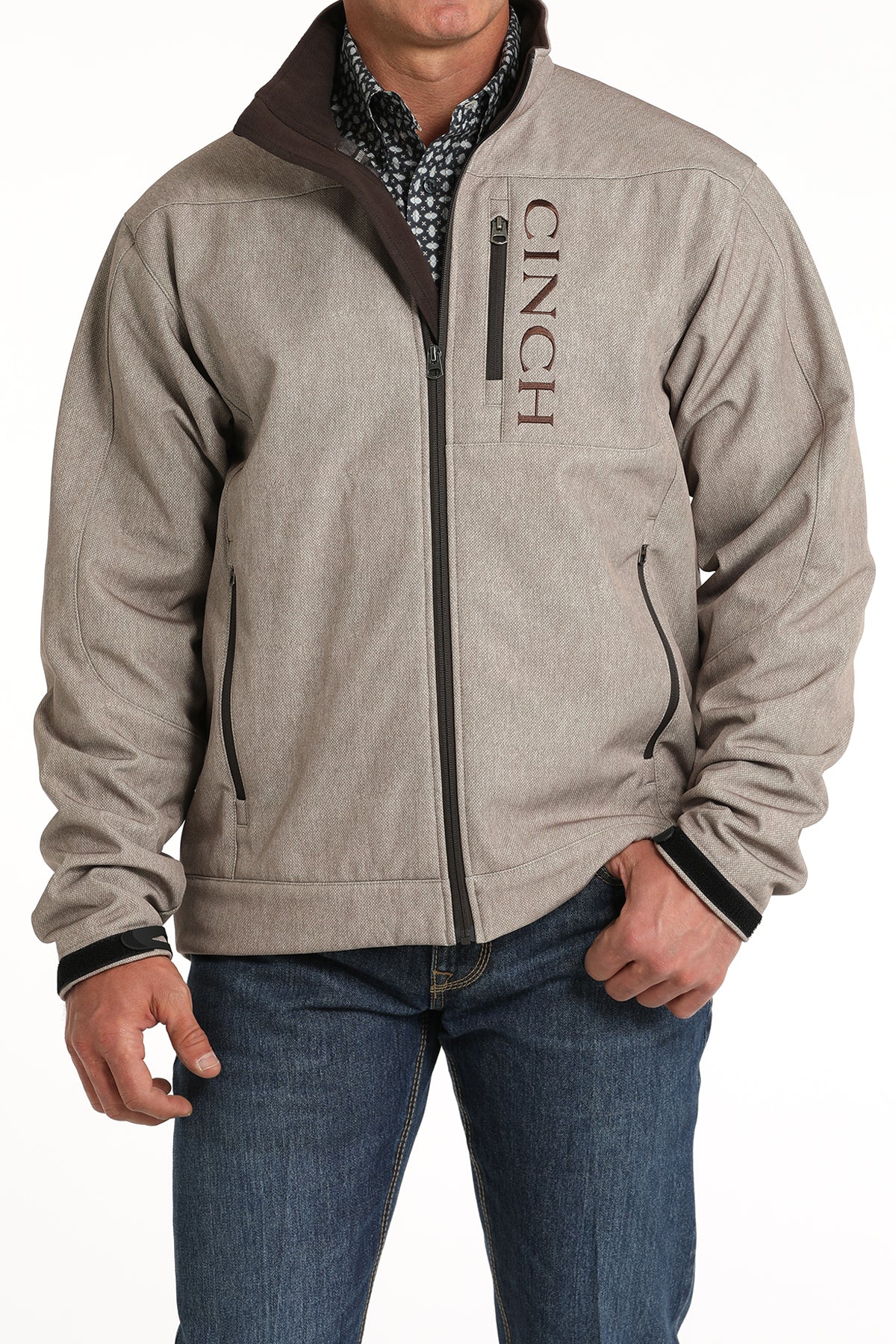 Cinch Men's Tan Bonded Jacket – West 20 Saddle Co.