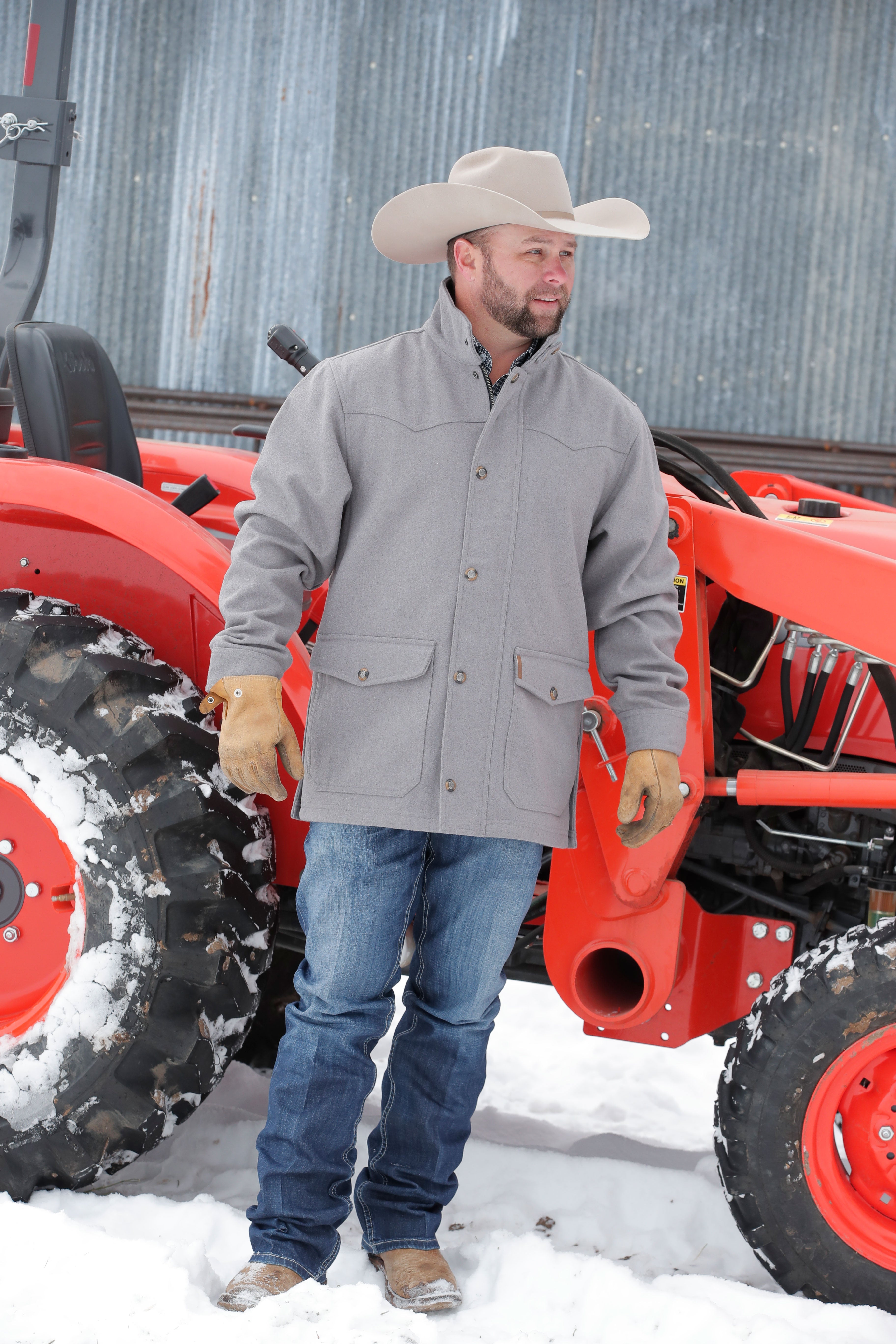 Cinch Men's Gray Ranch Coat – West 20 Saddle Co.