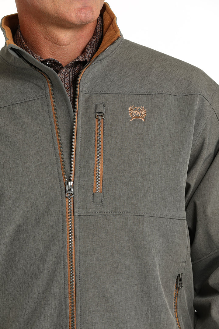 Cinch Men's Charcoal and Copper Bonded Jacket