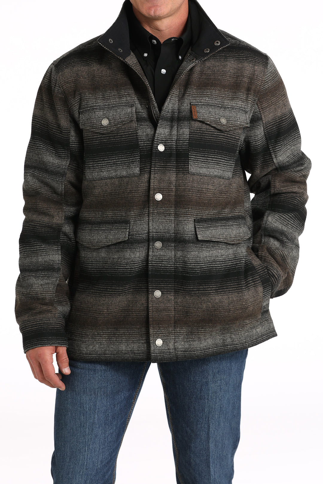 Cinch Men's Gray Frontier Coat