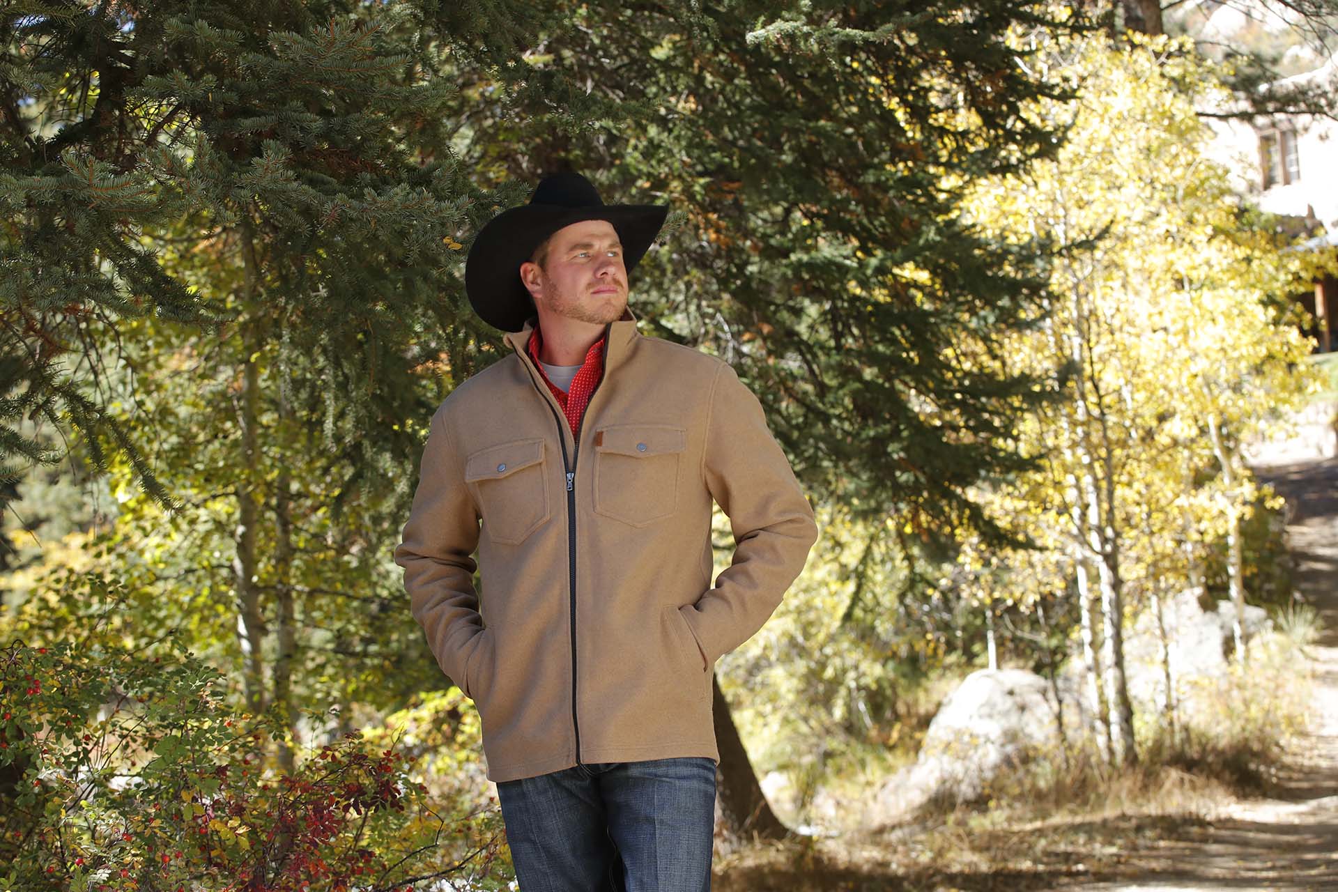 Cinch Men's Khaki Shirt Jacket – West 20 Saddle Co.