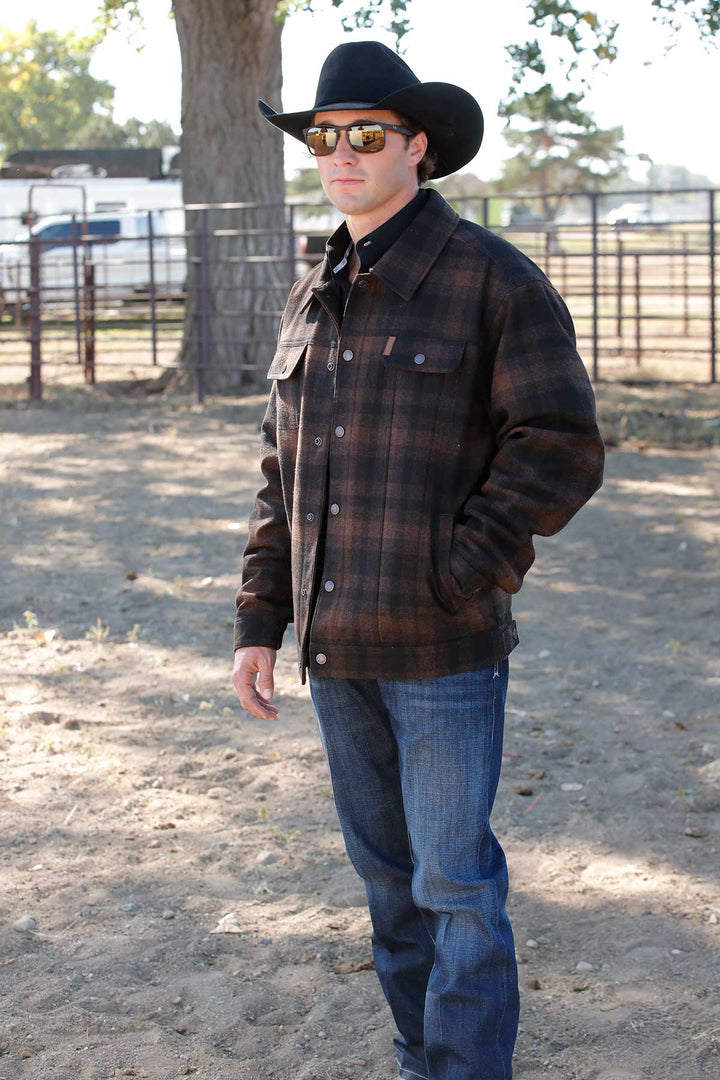 Cinch Men's Brown Trucker Jacket