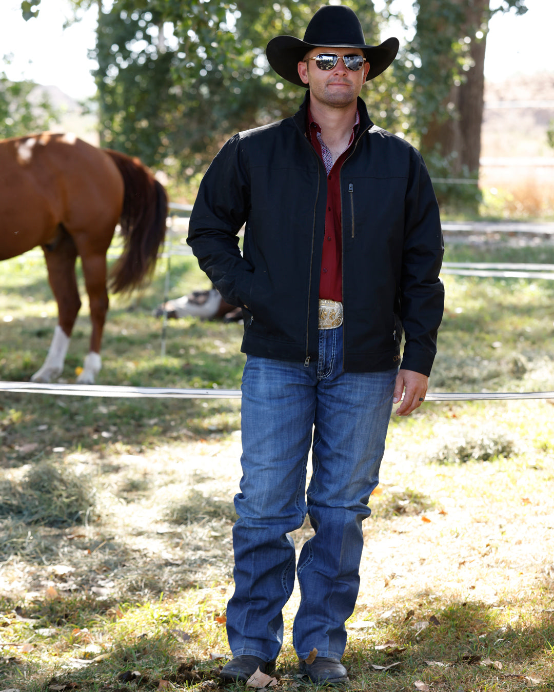 Cinch Men's Black Concealed Carry Canvas Jacket