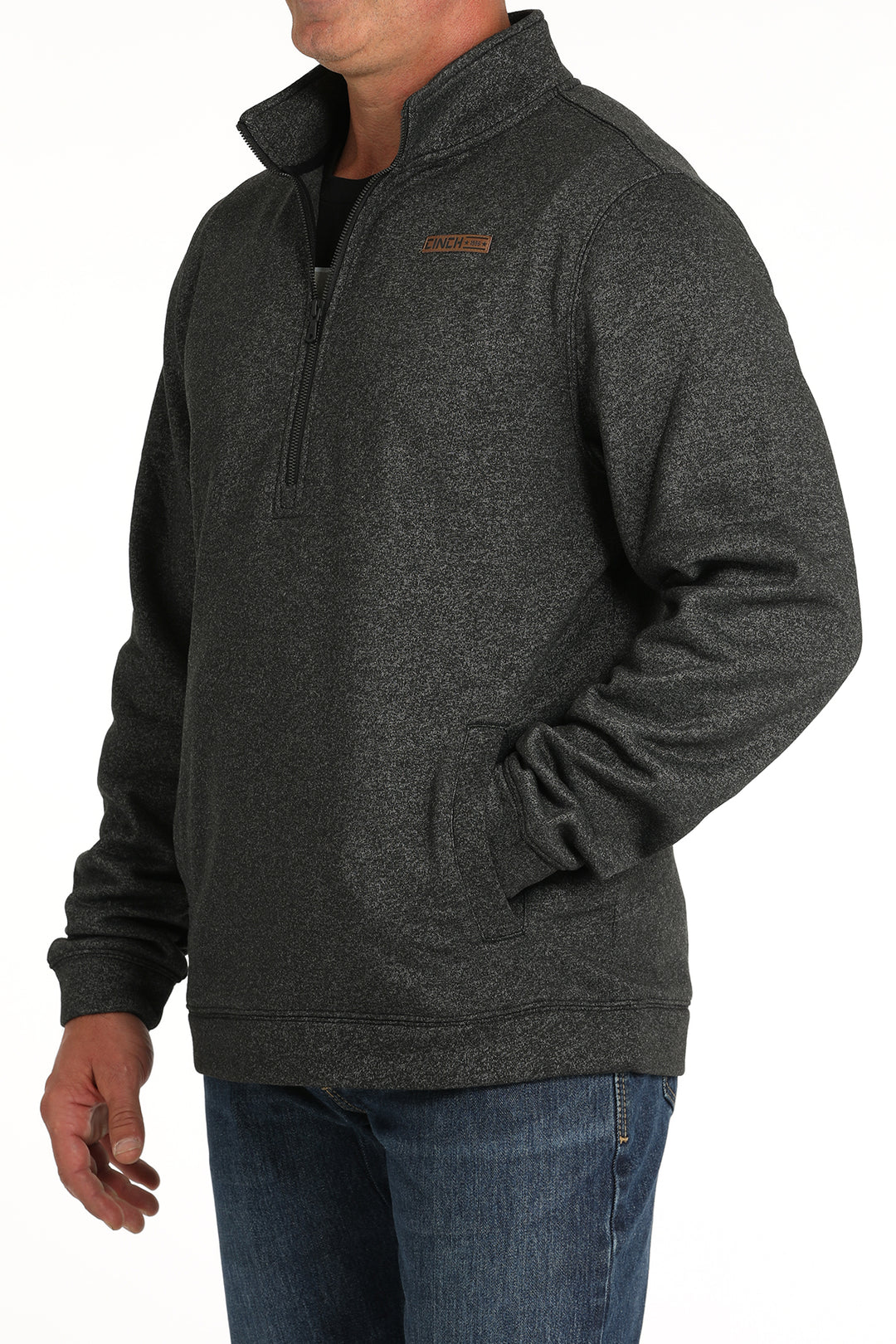 Cinch Men's Black 1/2 Zip Pullover