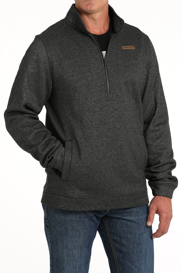 Cinch Men's Black 1/2 Zip Pullover