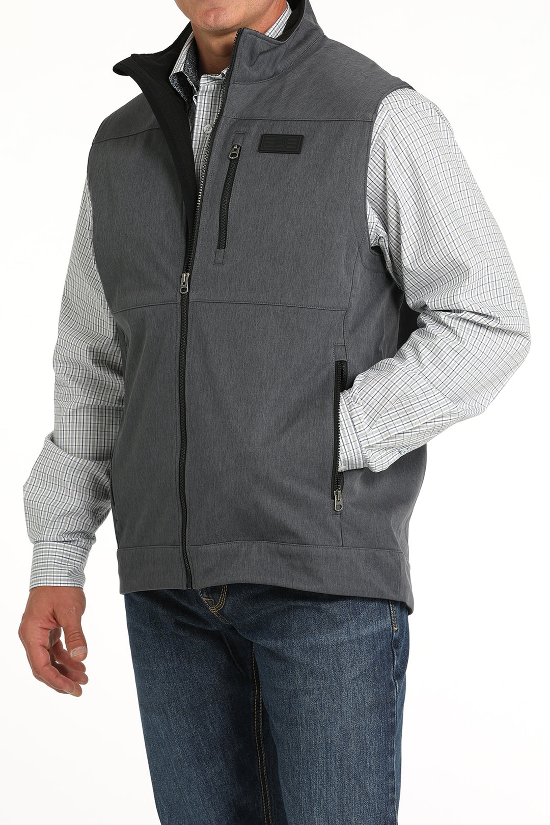 Cinch Men's Navy Softshell Vest