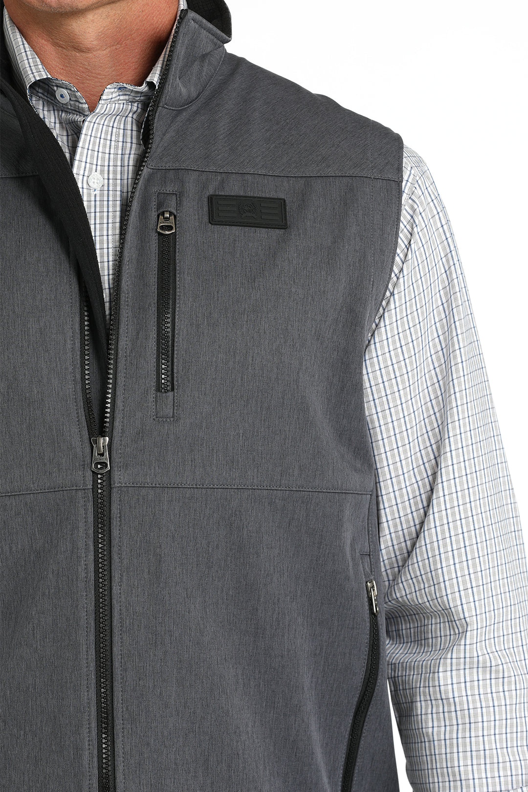 Cinch Men's Navy Softshell Vest