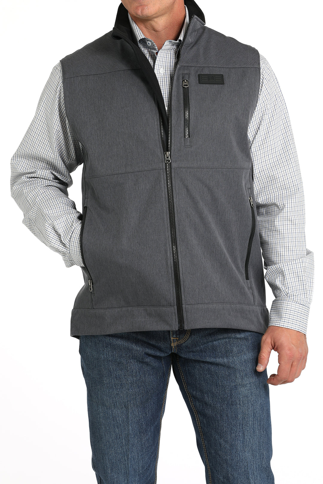 Cinch Men's Navy Softshell Vest