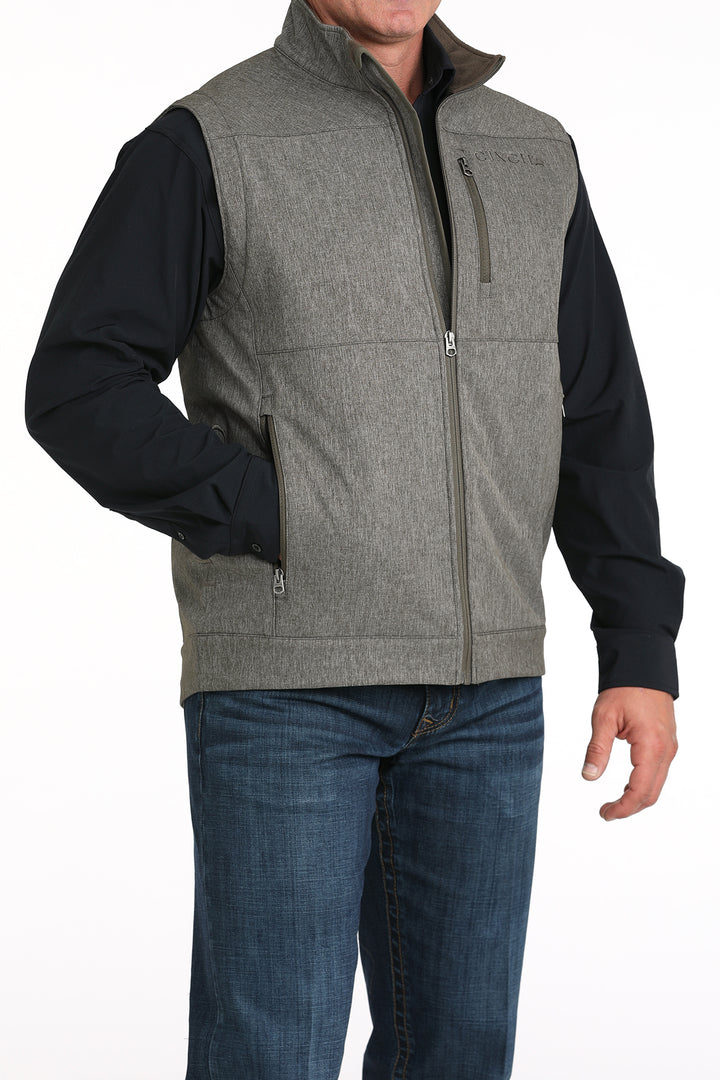 Cinch Men's Olive Concealed Carry Bonded Vest