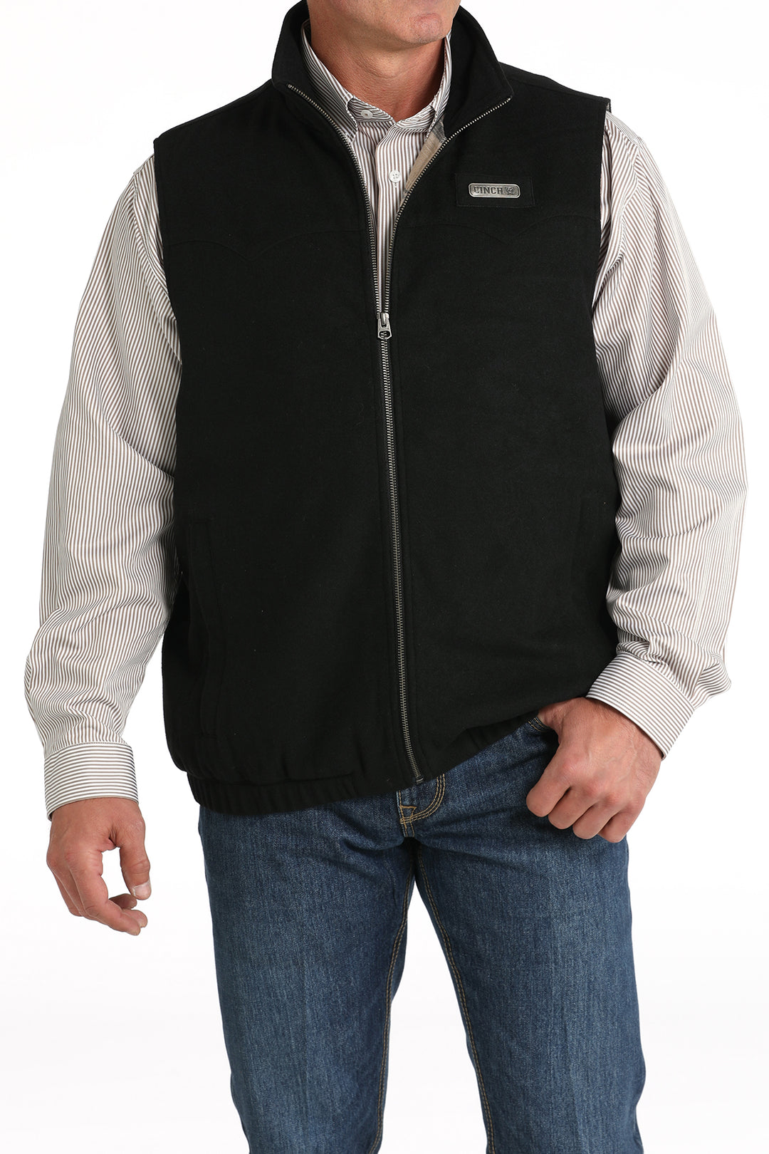Cinch Men's Black Concealed Carry Western Vest – West 20 Saddle Co Cinch Men's Black Concealed Carry Western Vest – West 20 Saddle Co
