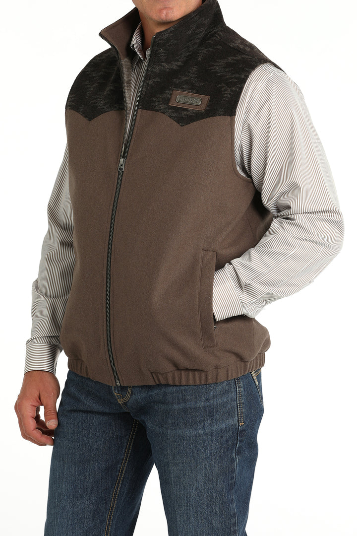 Cinch Men's Brown Concealed Carry Western Vest