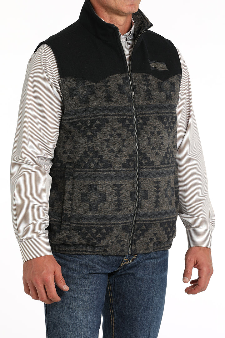 Cinch Men's Navy Concealed Carry Western Vest