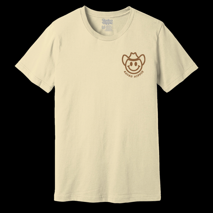 Rodeo Hippie Natural Guest Check Tee