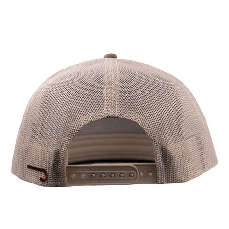 Lazy J Ranch Olive & White Brewster Classic Rope Trucker Hat