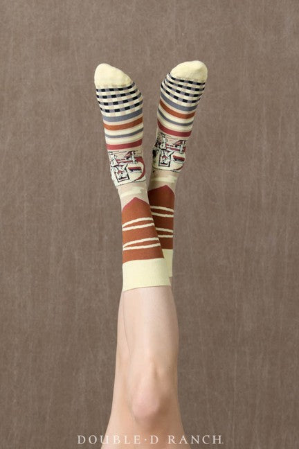 Double D Ranchwear Oil Camp Socks