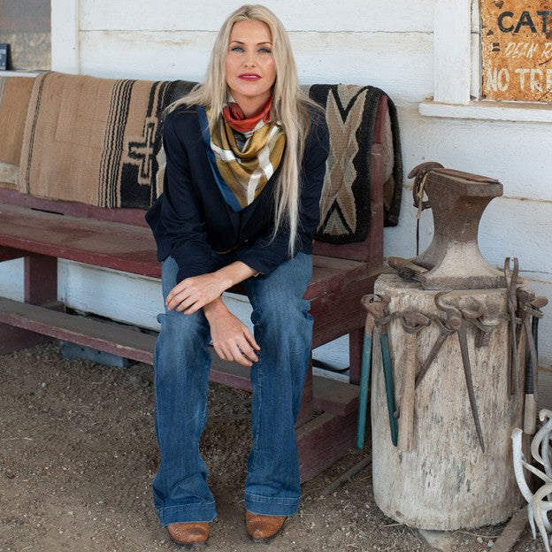 Fringe Scarves On Tack Scarf