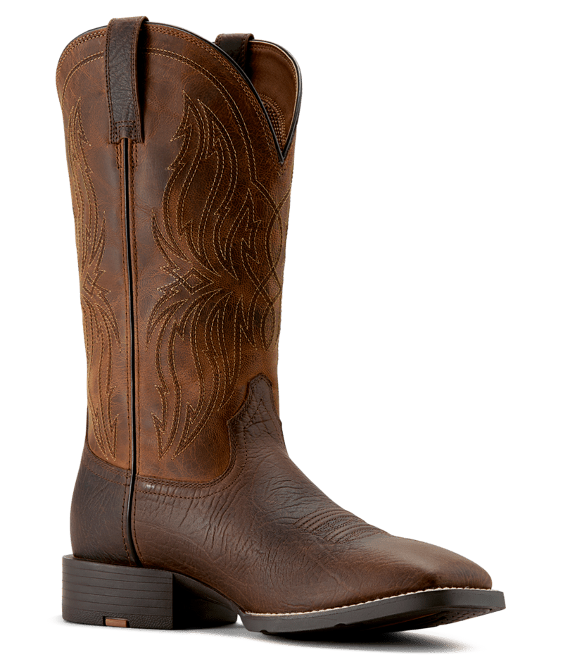 Ariat Men's Rich Oak Sport Rustler Wide Square Toe Boot