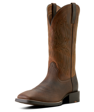 Ariat Men's Rich Oak Sport Rustler Wide Square Toe Boot