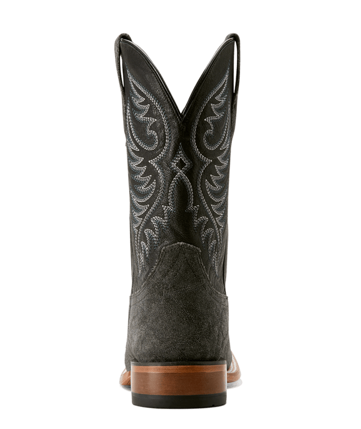 Ariat Men's Black Elephant Roughout Wiley Cowboy Boot