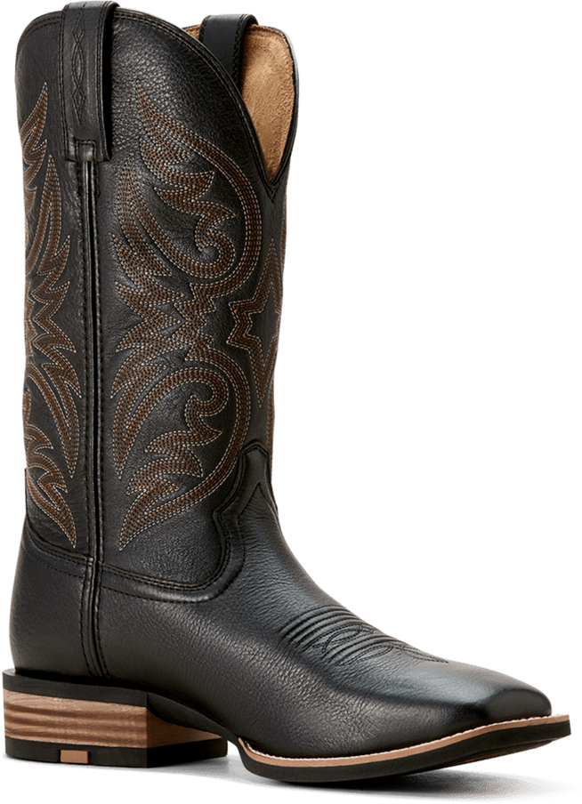 Ariat Men's Black Carbon Ricochet Cowboy Boot