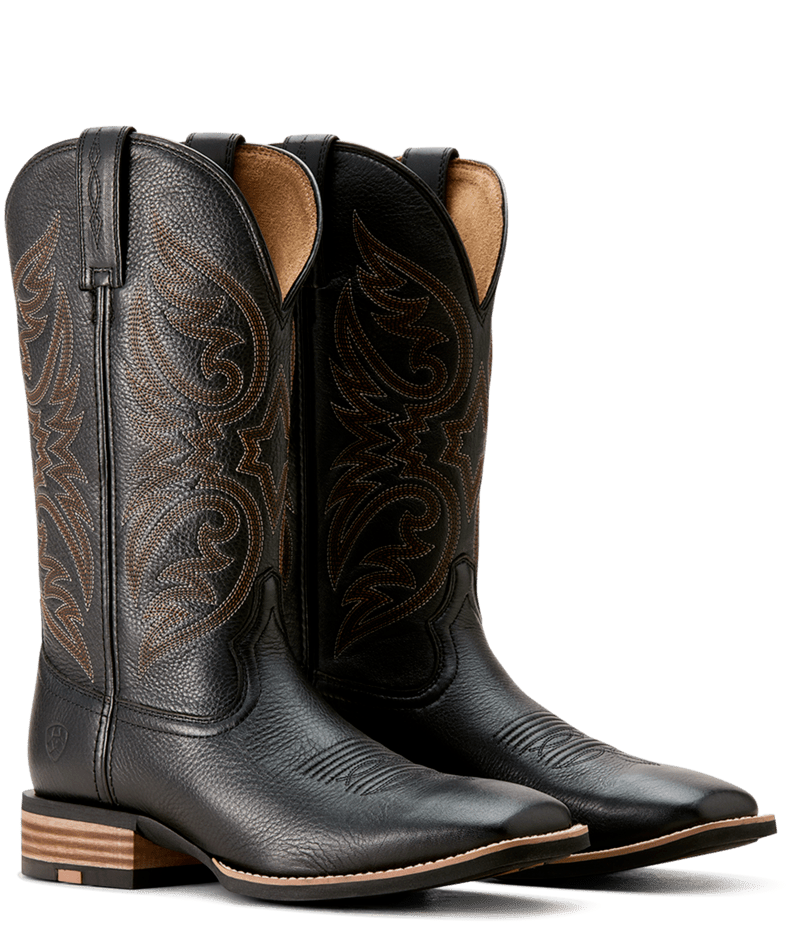 Ariat Men's Black Carbon Ricochet Cowboy Boot