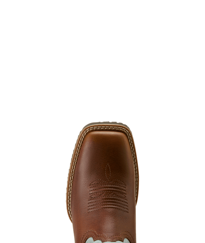 Ariat Women's Worn Denim Hybrid Ranchwork Wide Square Toe Boot