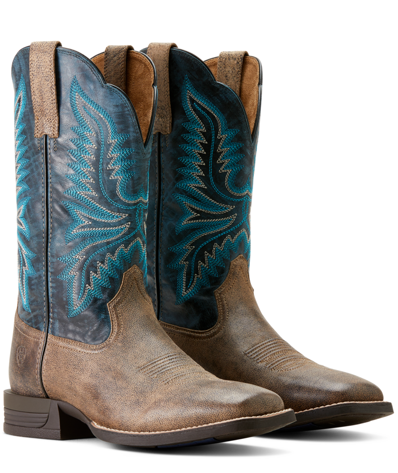 Ariat Men's Royal Navy Brush Creek Cowboy Boot