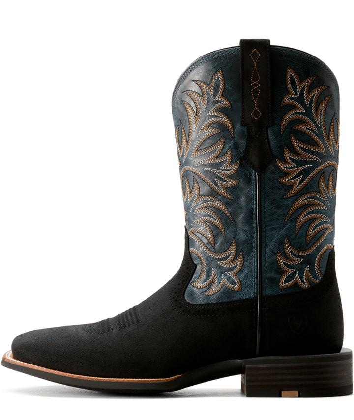 Ariat Men's Black Suede Oakwood Cowboy Boot