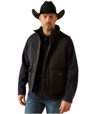 Ariat Men's Charcoal Heather Relentless Weatherford Insulated Vest