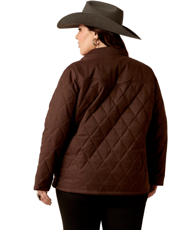 Ariat Women's Mole Grizzly Quilted Barn Jacket