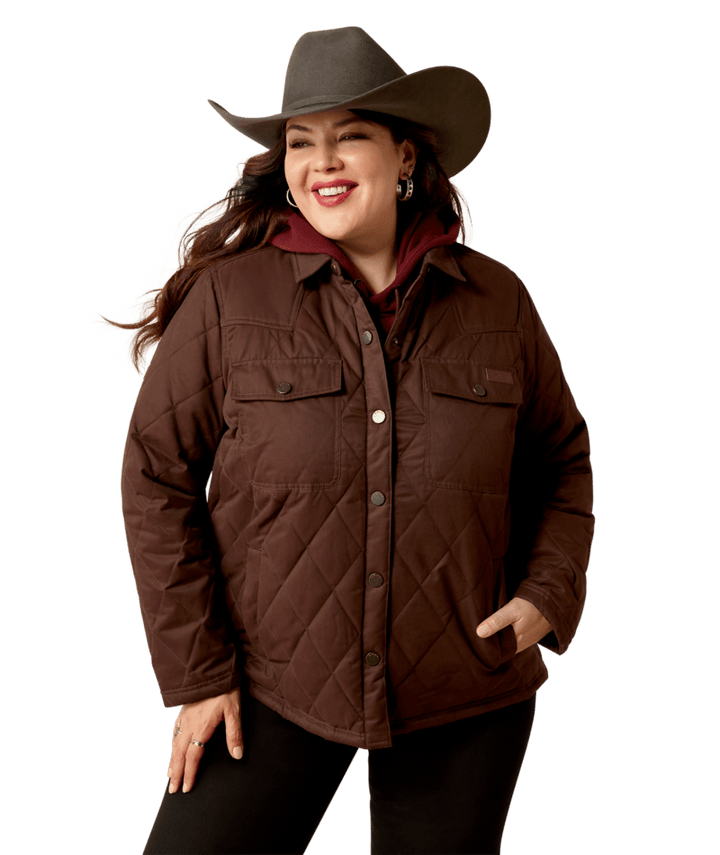 Ariat Women's Mole Grizzly Quilted Barn Jacket