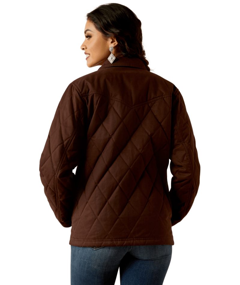 Ariat Women's Mole Grizzly Quilted Barn Jacket