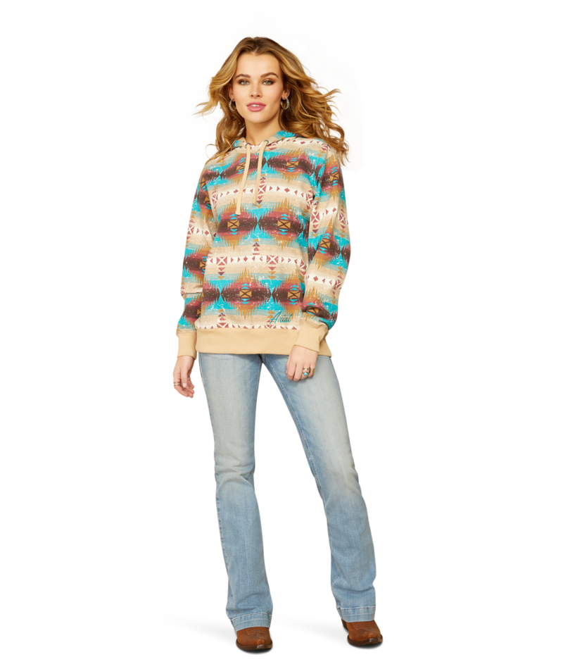 Ariat Women's Serrano Southwest Print Lunas Hoodie