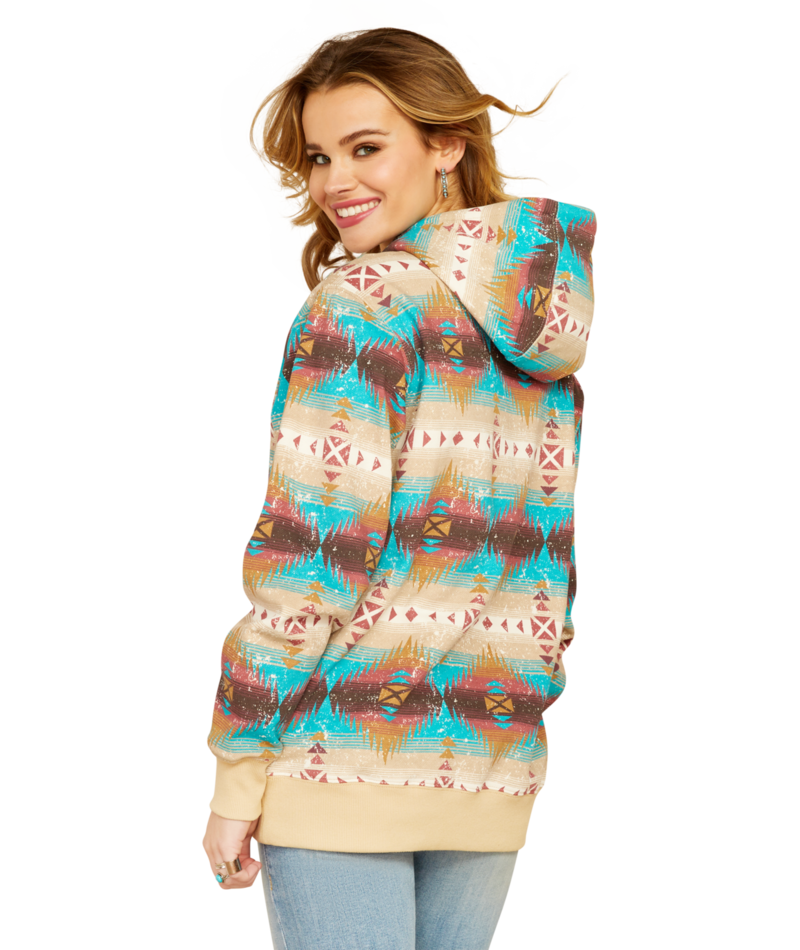 Ariat Women's Serrano Southwest Print Lunas Hoodie