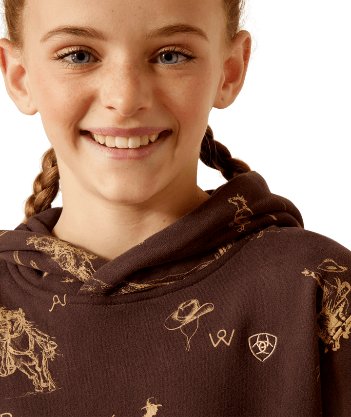 Ariat Girl's Ranch Scene Hoodie