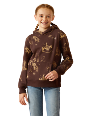 Ariat Girl's Ranch Scene Hoodie