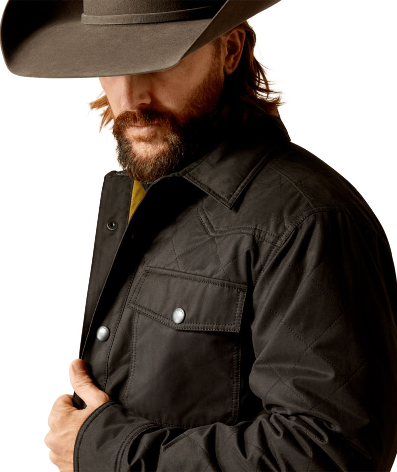 Ariat Men's Black Grizzly Shirt Jacket