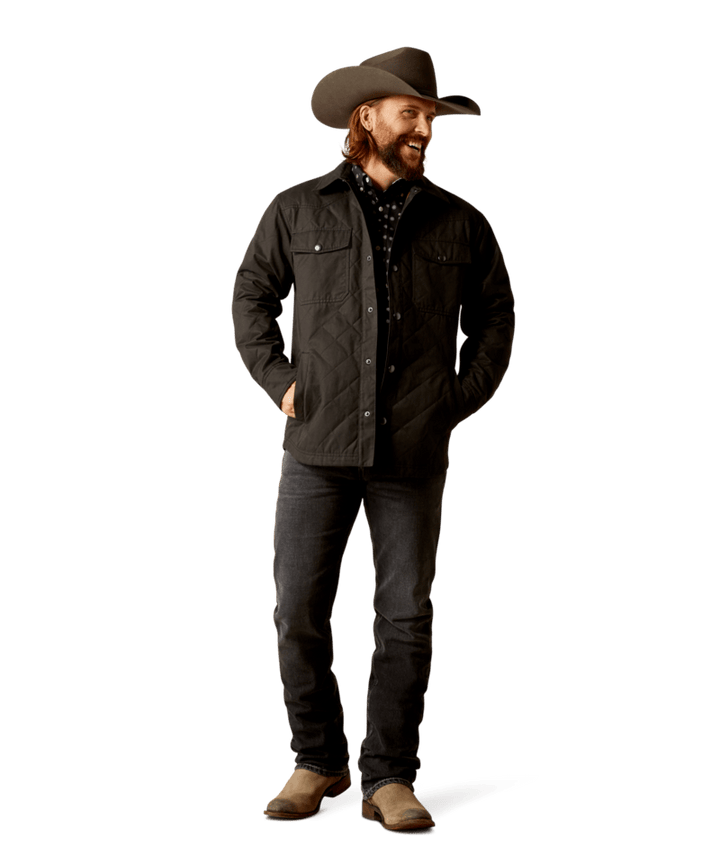 Ariat Men's Black Grizzly Shirt Jacket