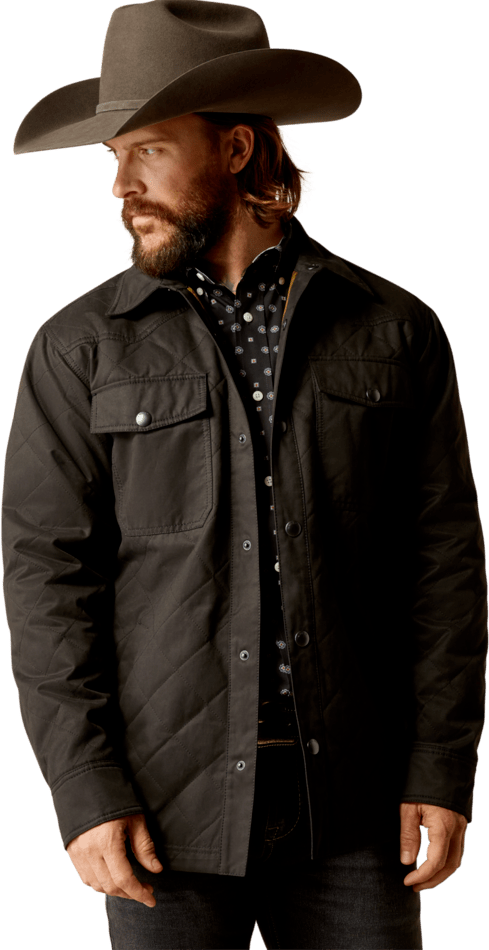 Ariat Men's Black Grizzly Shirt Jacket