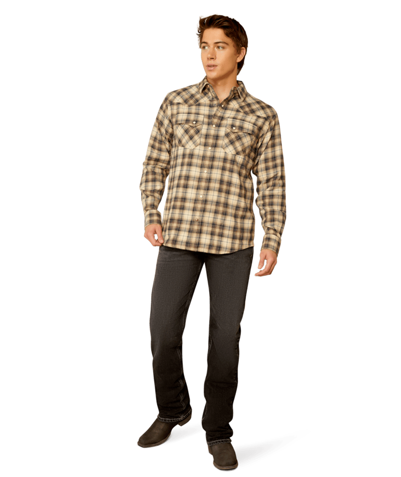 Ariat Men's Sandshell Holin retro Snap Shirt