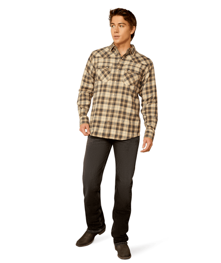 Ariat Men's Sandshell Holin retro Snap Shirt