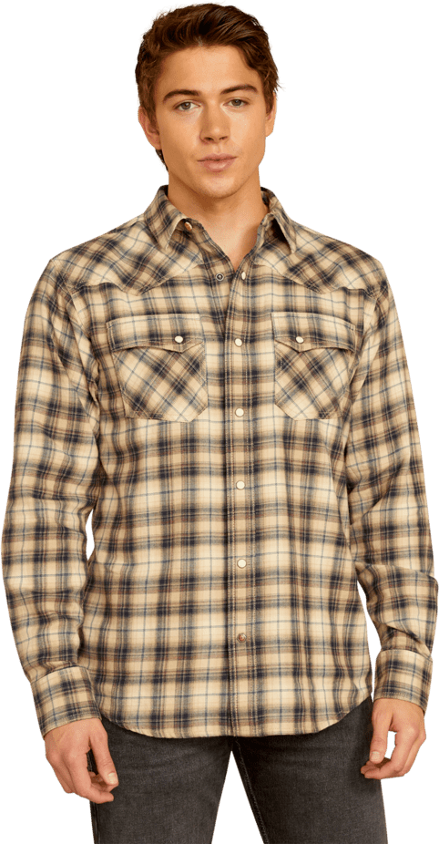 Ariat Men's Sandshell Holin retro Snap Shirt