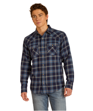 Ariat Men's Blue Hugo Retro Fit Shirt