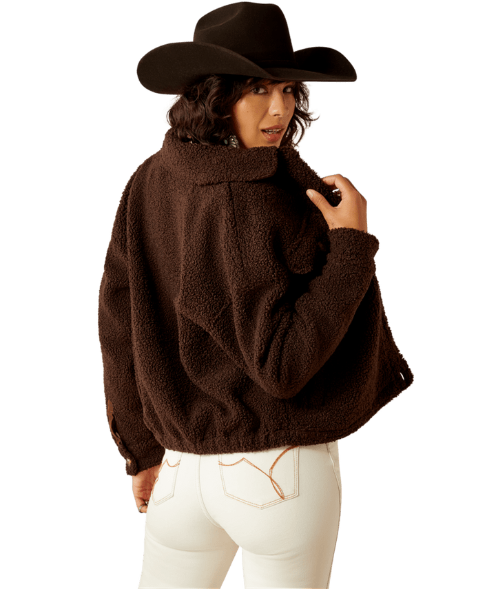 Ariat Women's Mole Julep Cropped Sherpa Jacket