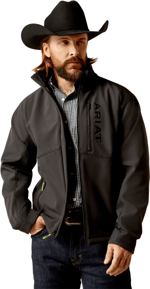 Ariat Men's Black Logan Softshell Jacket