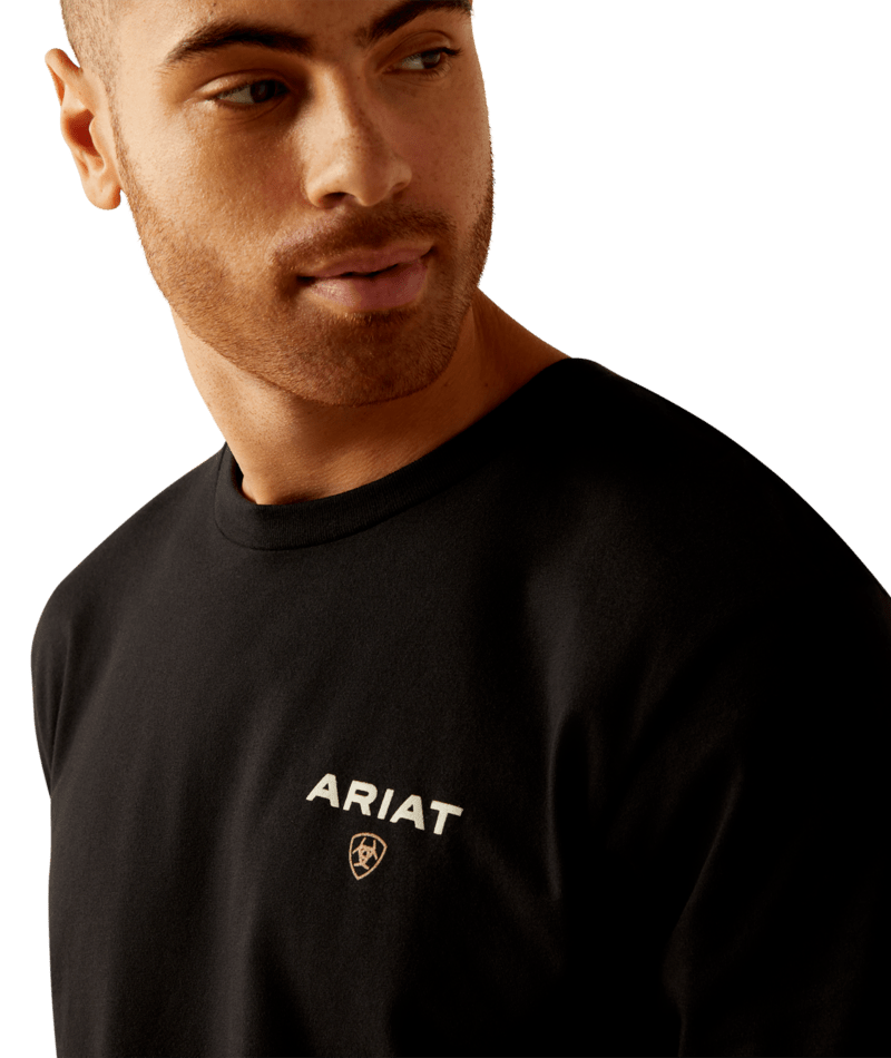 Ariat Men's Black American Rancher Tee