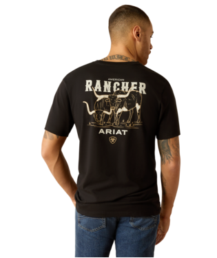 Ariat Men's Black American Rancher Tee