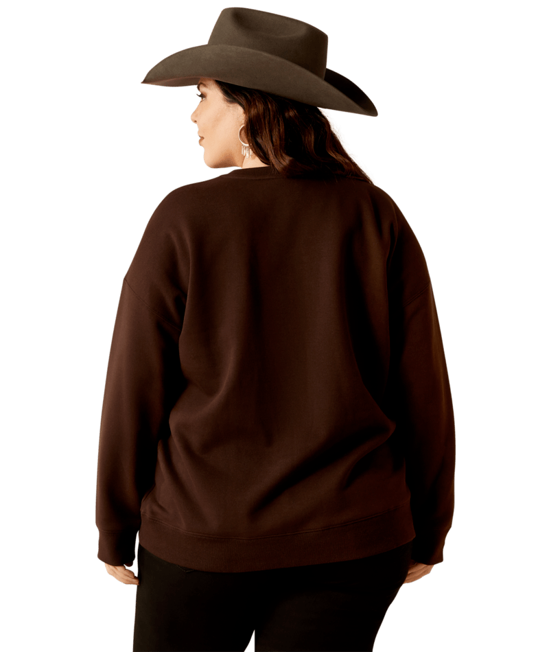 Ariat Women's Mole Taurus Oversized Crew Sweatshirt