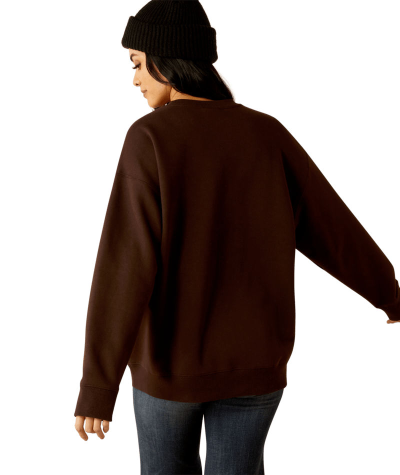 Ariat Women's Mole Taurus Oversized Crew Sweatshirt