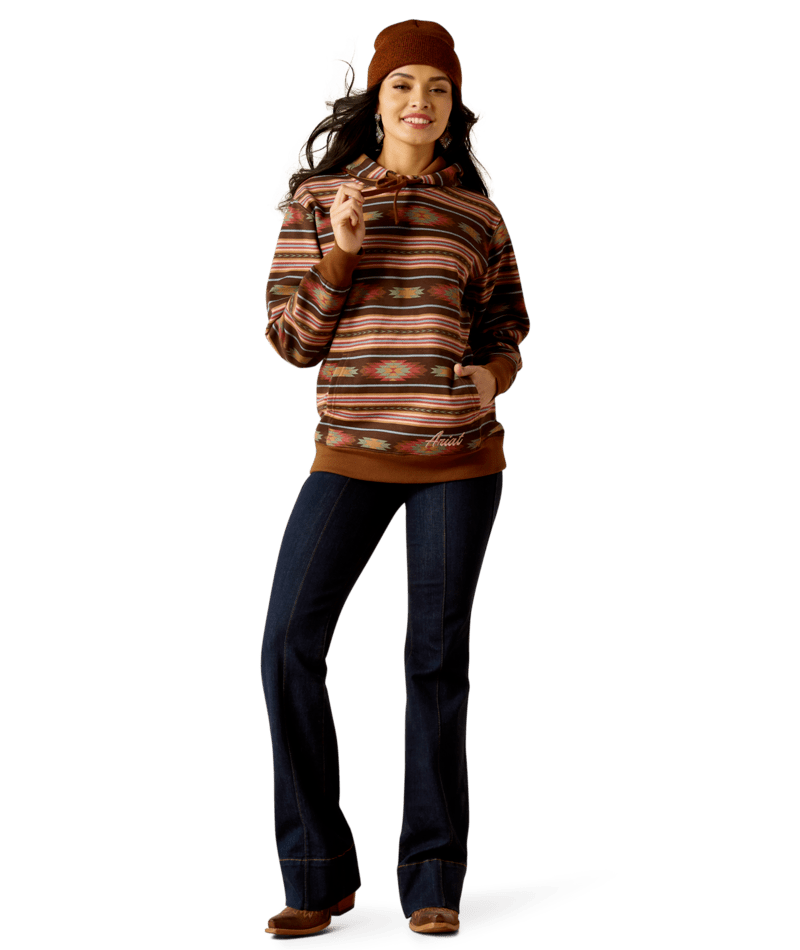 Ariat Women's Soft Silt Serape Skyline Hoodie